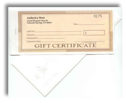 Gift Certificate